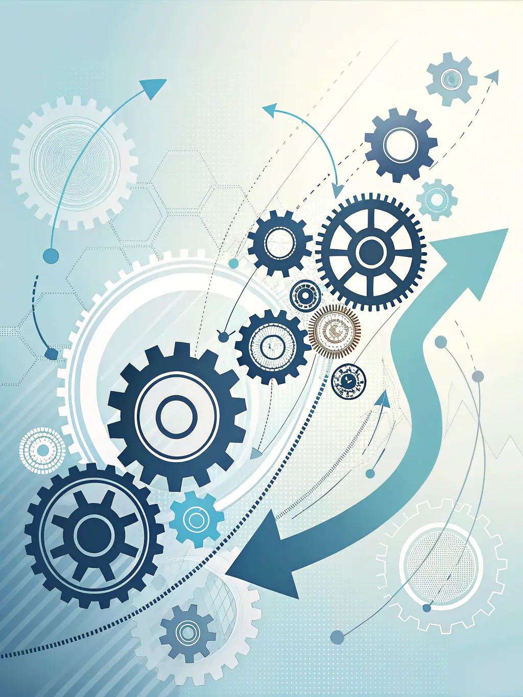 A digital illustration of interconnected gears and flowcharts representing Zapier workflow templates, with vibrant colors and a tech-inspired aesthetic.